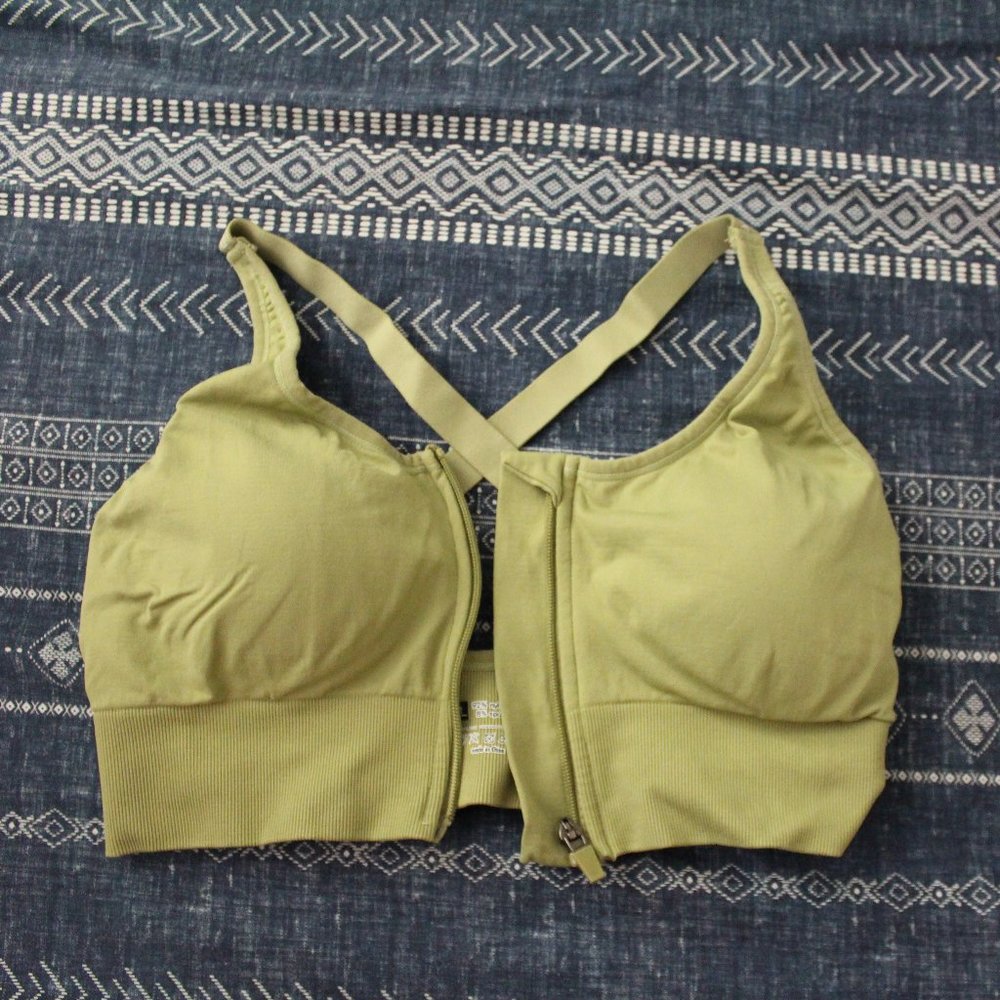 Green Sports Bra